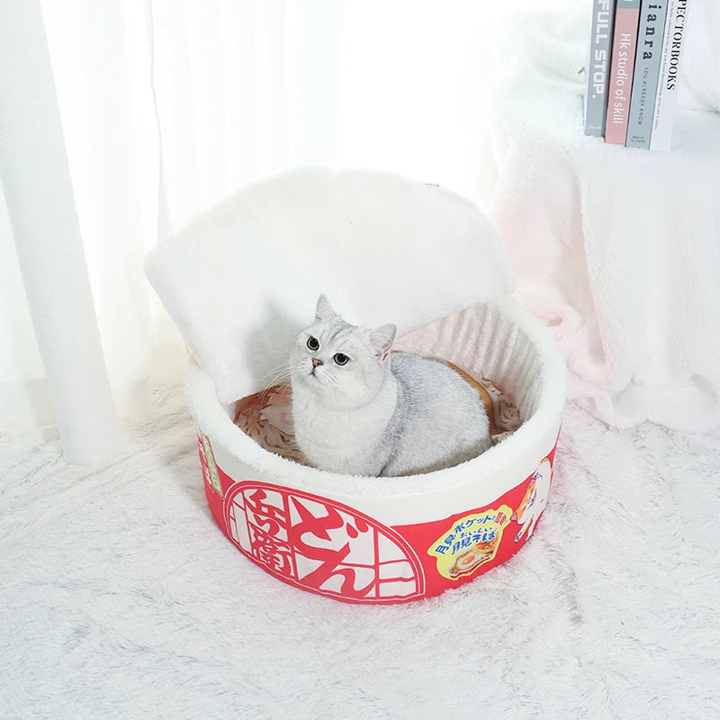 Noodle-Shaped Pet Bed